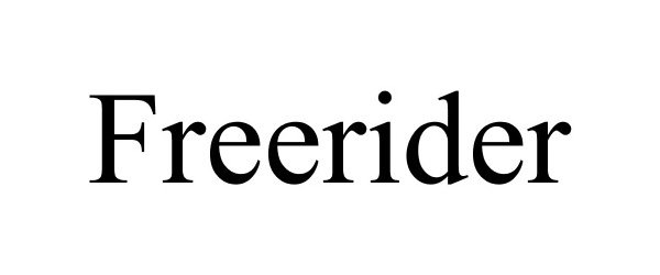Trademark Logo FREERIDER