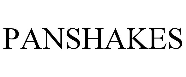 Trademark Logo PANSHAKES