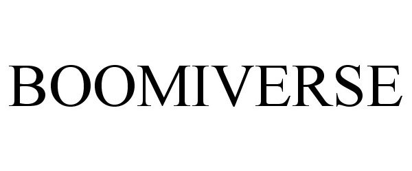 Trademark Logo BOOMIVERSE