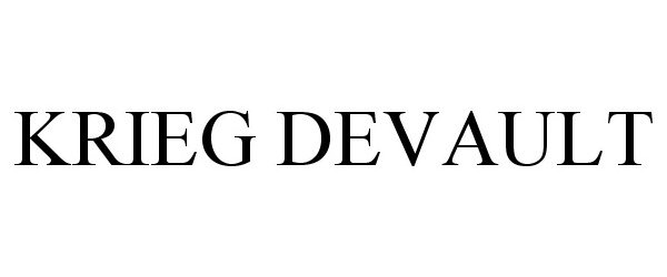 Trademark Logo KRIEG DEVAULT