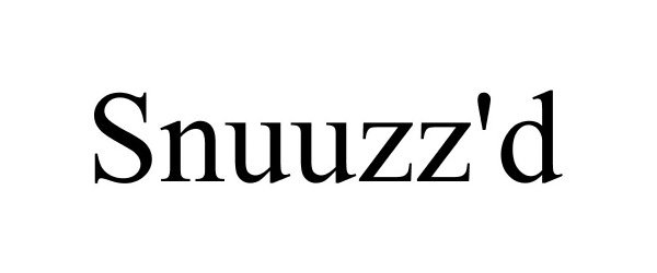 Trademark Logo SNUUZZ'D