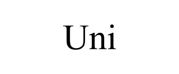 Trademark Logo UNI