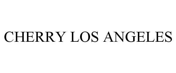 Trademark Logo CHERRY LOS ANGELES