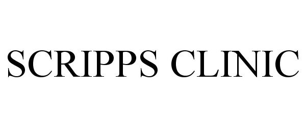 Trademark Logo SCRIPPS CLINIC