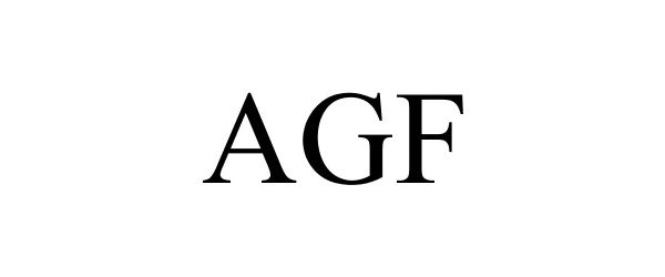 Trademark Logo AGF