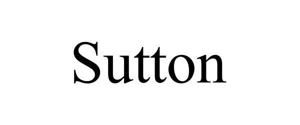 Trademark Logo SUTTON