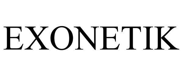 Trademark Logo EXONETIK