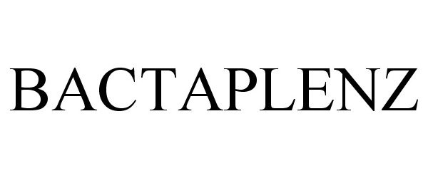 Trademark Logo BACTAPLENZ