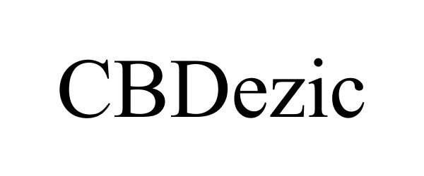 Trademark Logo CBDEZIC
