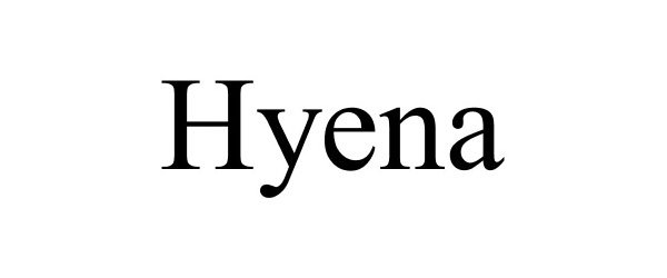 Trademark Logo HYENA