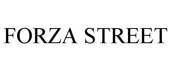 Trademark Logo FORZA STREET