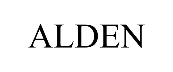 Trademark Logo ALDEN