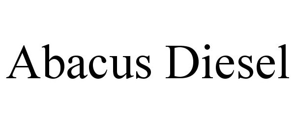 Trademark Logo ABACUS DIESEL