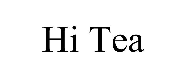 Trademark Logo HI TEA