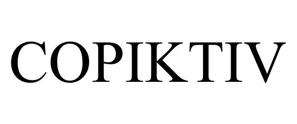 Trademark Logo COPIKTIV