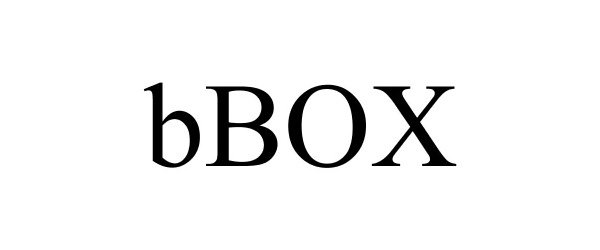 Trademark Logo BBOX