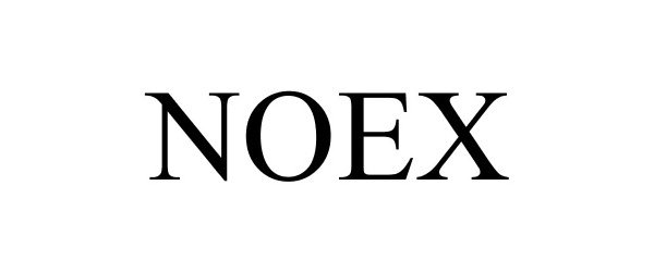 Trademark Logo NOEX