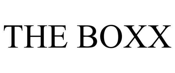 Trademark Logo THE BOXX