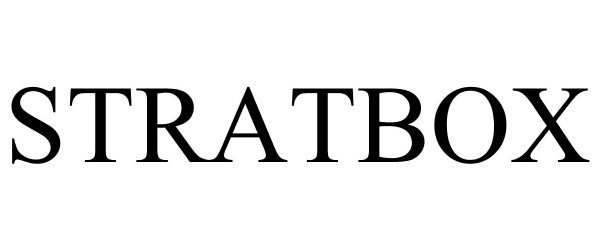 Trademark Logo STRATBOX