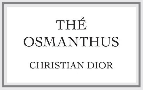 Trademark Logo THÉ OSMANTHUS CHRISTIAN DIOR