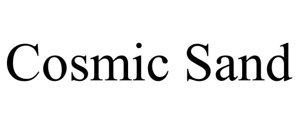 Trademark Logo COSMIC SAND