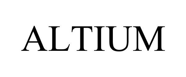 Trademark Logo ALTIUM