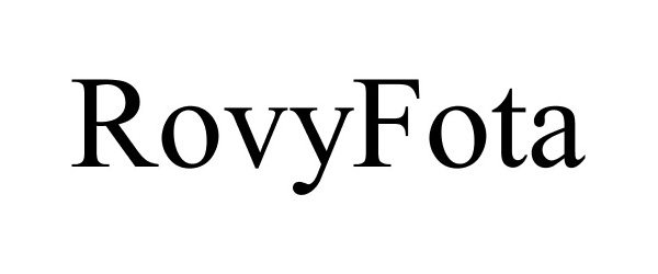 Trademark Logo ROVYFOTA
