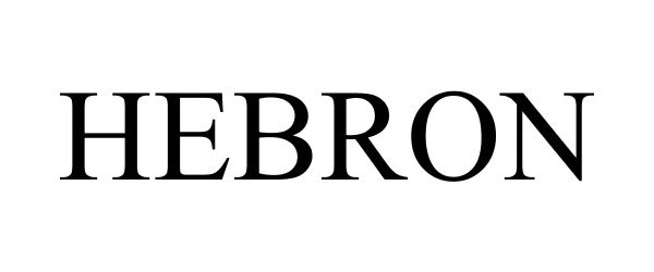Trademark Logo HEBRON