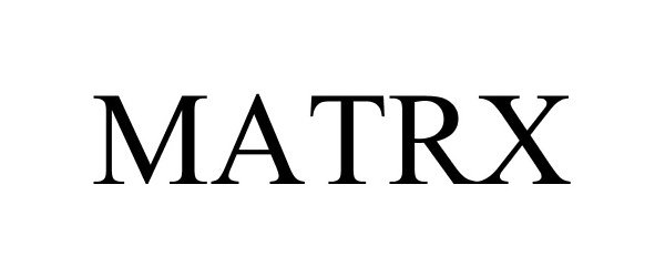 Trademark Logo MATRX