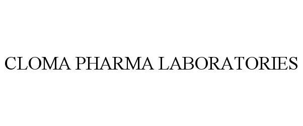  CLOMA PHARMA LABORATORIES