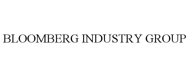  BLOOMBERG INDUSTRY GROUP