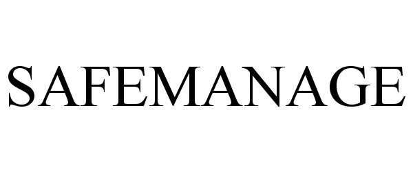 Trademark Logo SAFEMANAGE