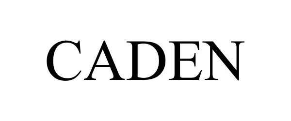 Trademark Logo CADEN