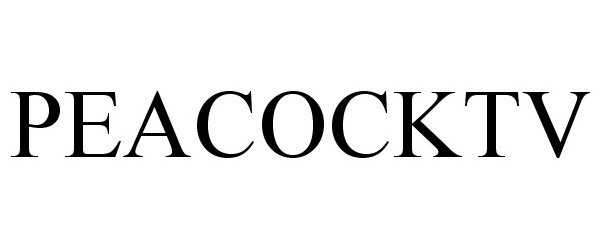 Trademark Logo PEACOCKTV