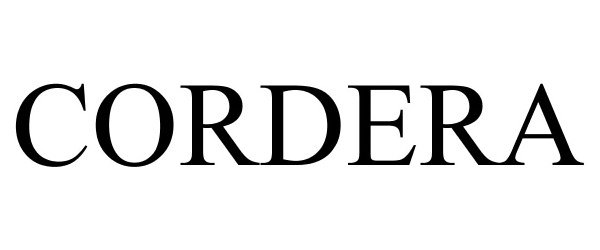 Trademark Logo CORDERA