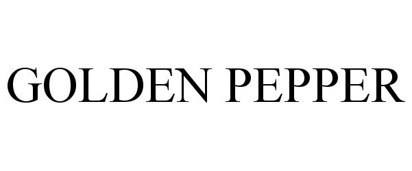 Trademark Logo GOLDEN PEPPER