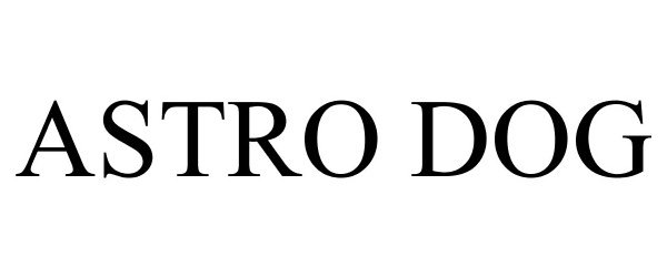Trademark Logo ASTRO DOG