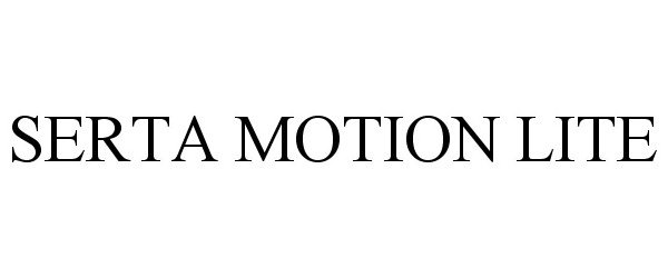 Trademark Logo SERTA MOTION LITE