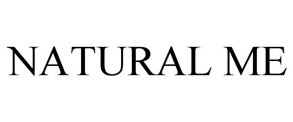 Trademark Logo NATURAL ME