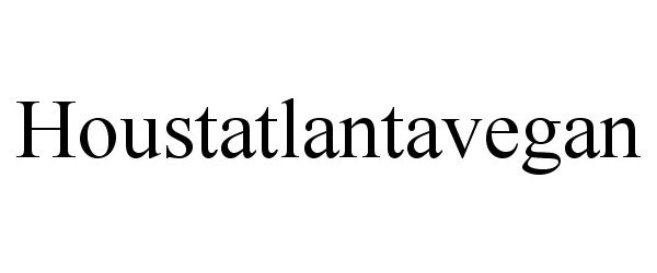 Trademark Logo HOUSTATLANTAVEGAN