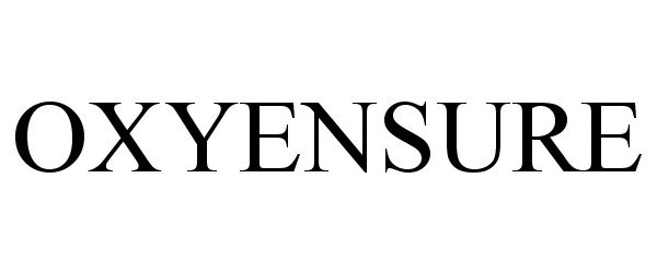 Trademark Logo OXYENSURE