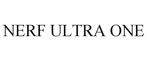 Trademark Logo NERF ULTRA ONE