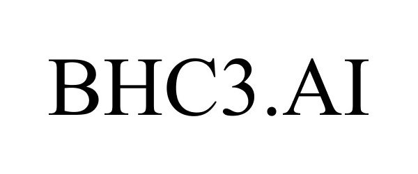 Trademark Logo BHC3.AI