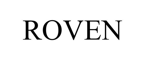 Trademark Logo ROVEN
