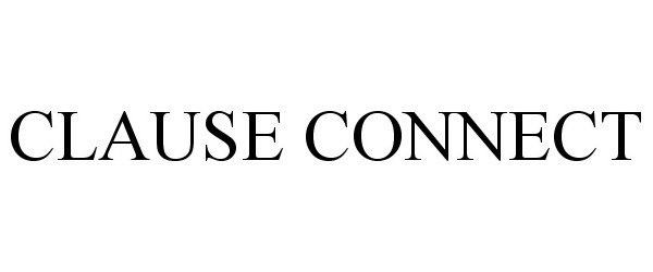 Trademark Logo CLAUSE CONNECT
