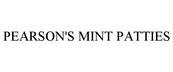  PEARSON'S MINT PATTIES