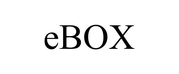 Trademark Logo EBOX