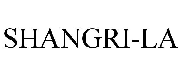 Trademark Logo SHANGRI-LA