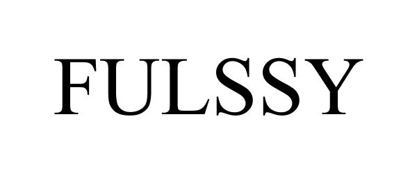 Trademark Logo FULSSY