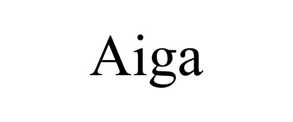 Trademark Logo AIGA